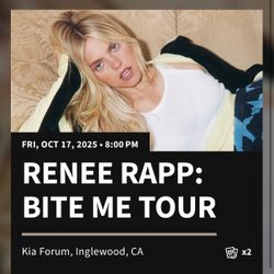 Renee Rapp GA tickets 
