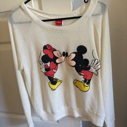 Disney Mickey And Minnie Sweater 