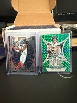 80 NFL Football Cards in Toploaders — C.J. Stroud, Nabers, Nix Lot — $80