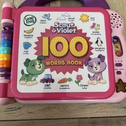 Leapfrog learning book with sounds