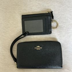 2 Black Coach Wallets