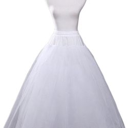 Hoopless Petticoat Underskirt For Wedding Dress