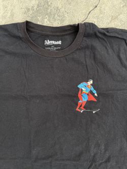 Superman Skateboard T Shirt Rare Vintage T Shirt Size L