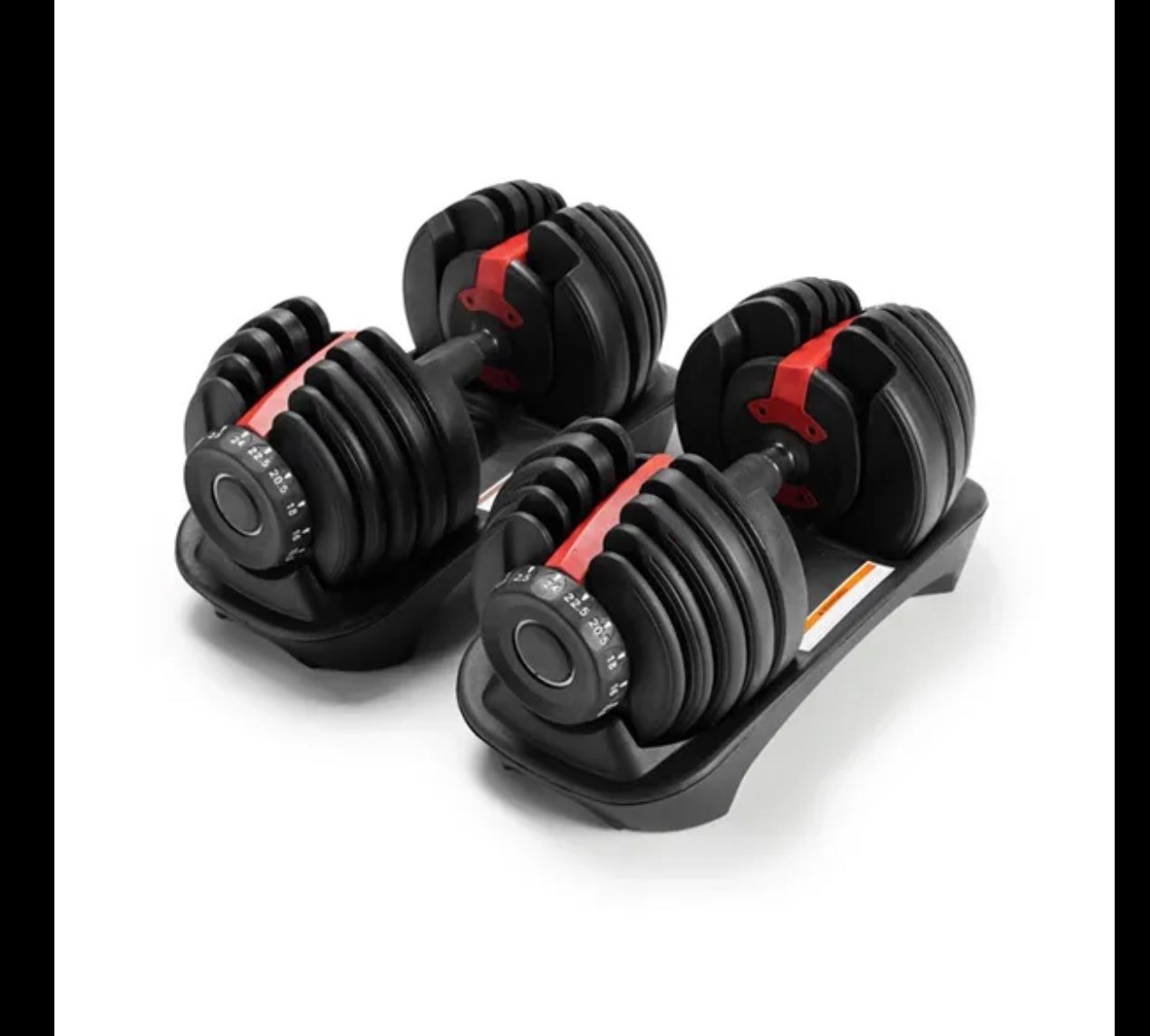 Bowflex SelectTech 552 Adjustable Dumbbell Set (Pair) — Space-Saving Home Gym