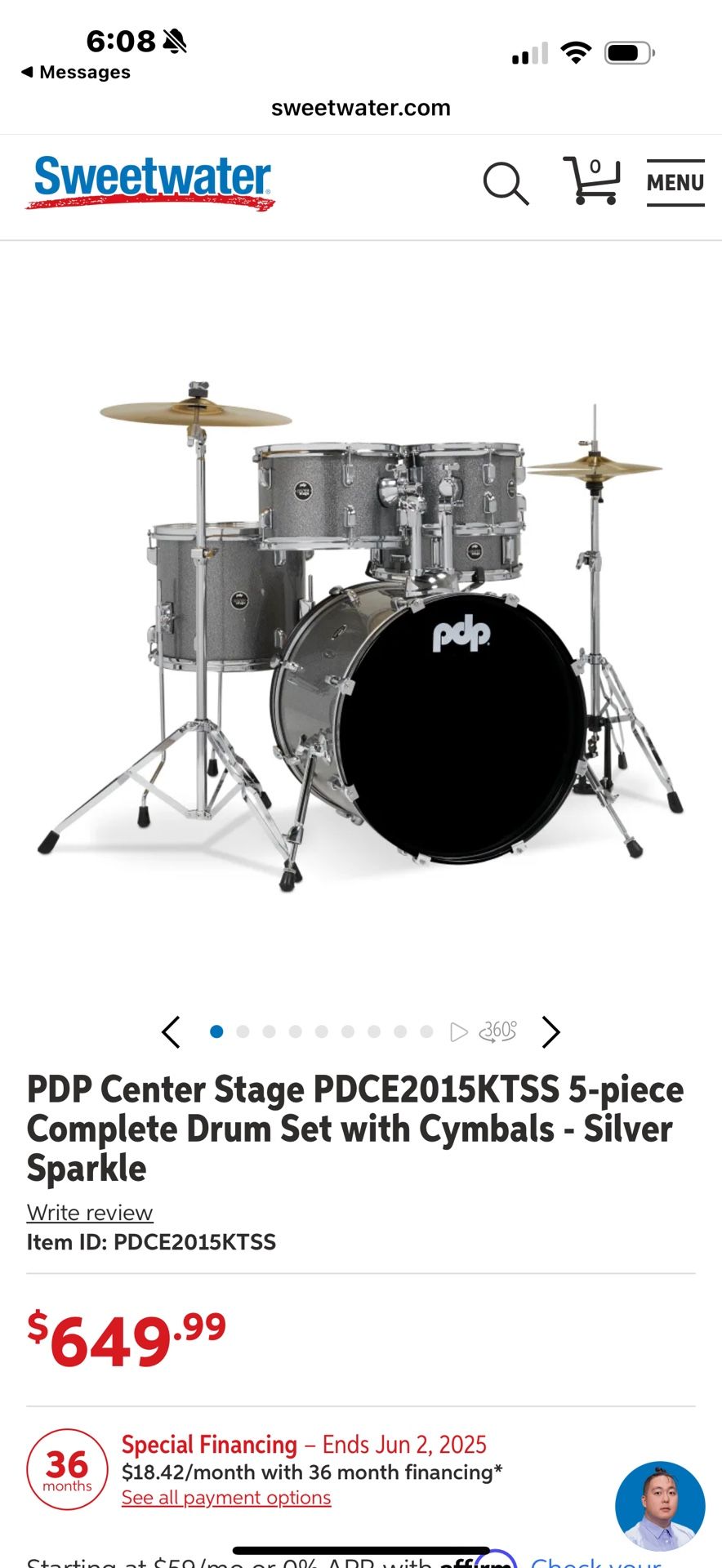 Sweet Water Drum Set
