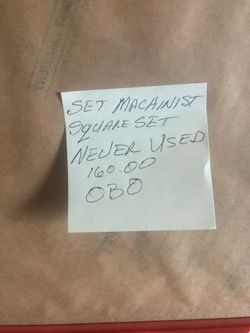 Machinist Tools Brand New Never Used In Boxes