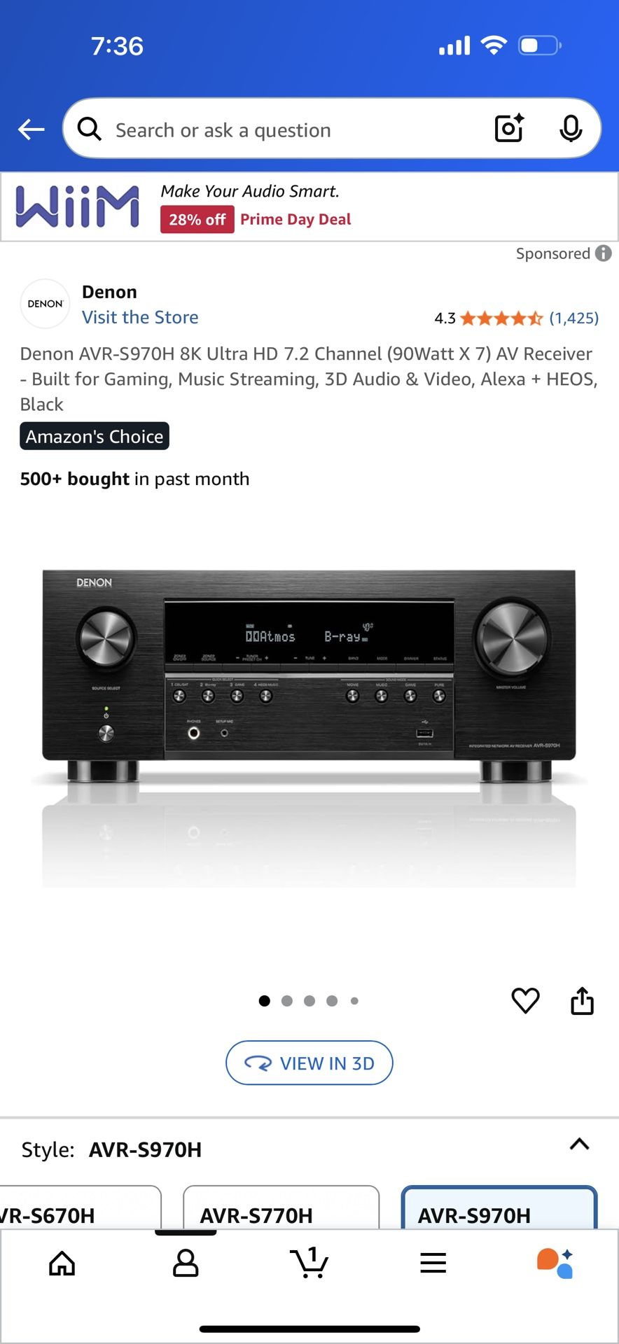 Denon AV Receiver
