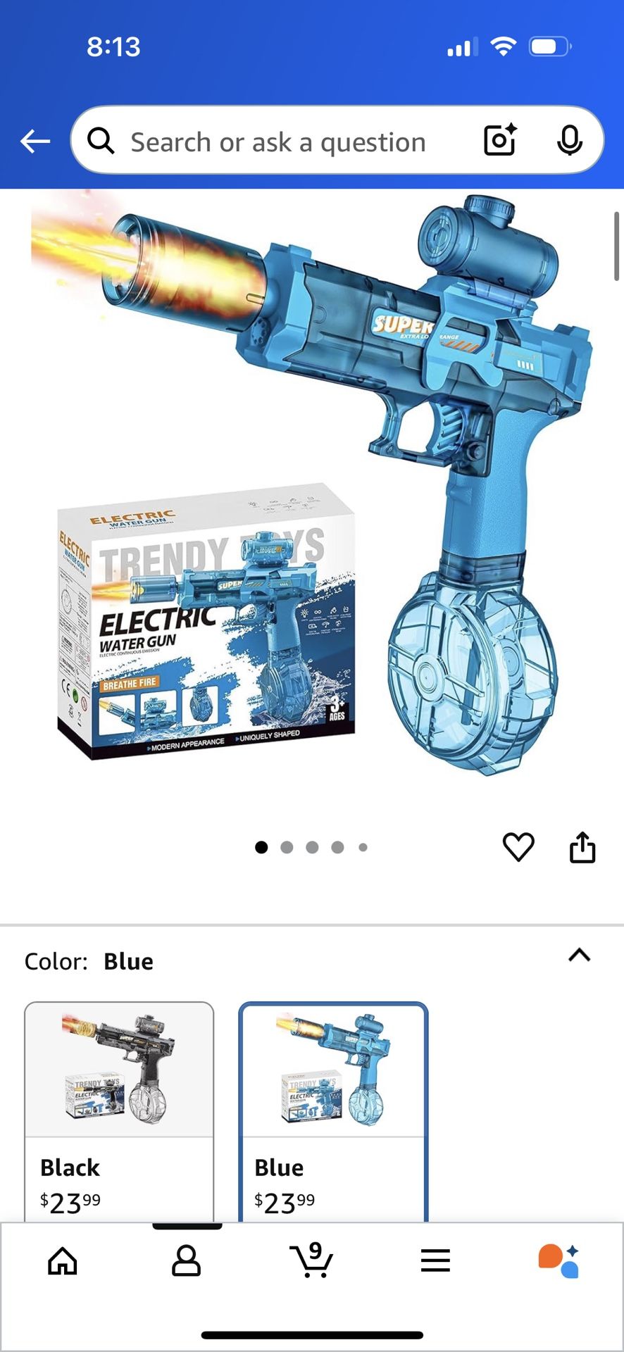 Water gun ✖️2 Brand New