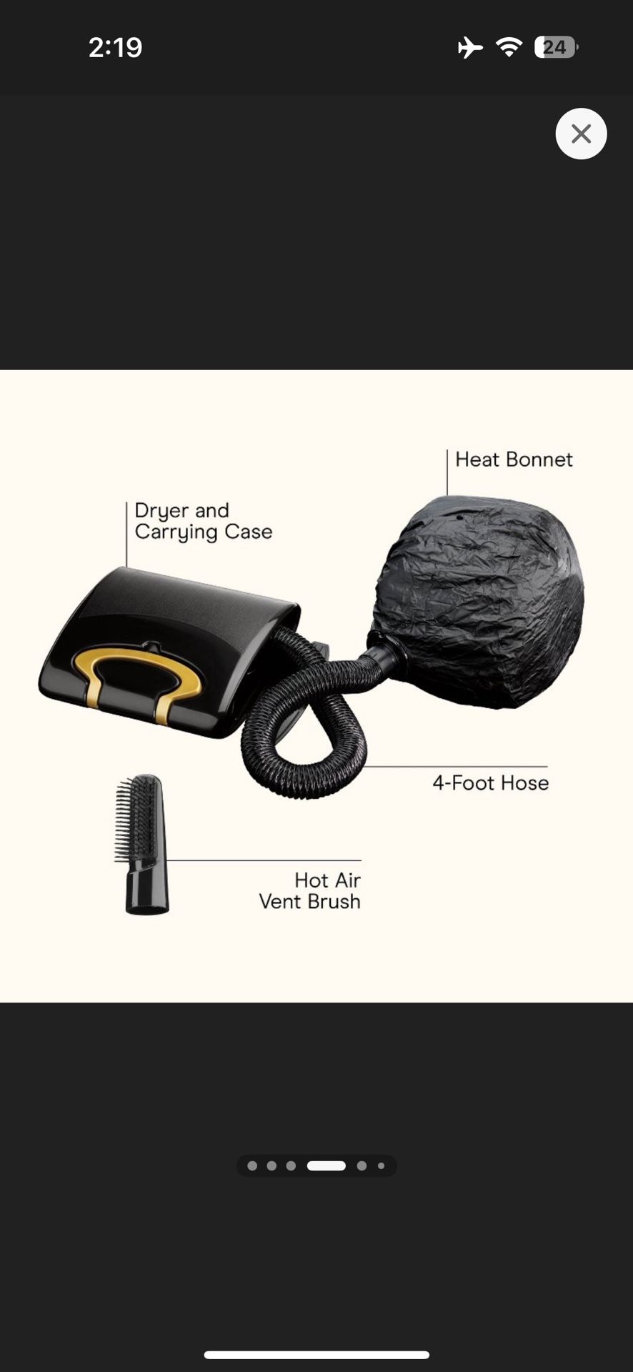 Infiniti Pro Conair Soft Bonnet Dryer With Free Item