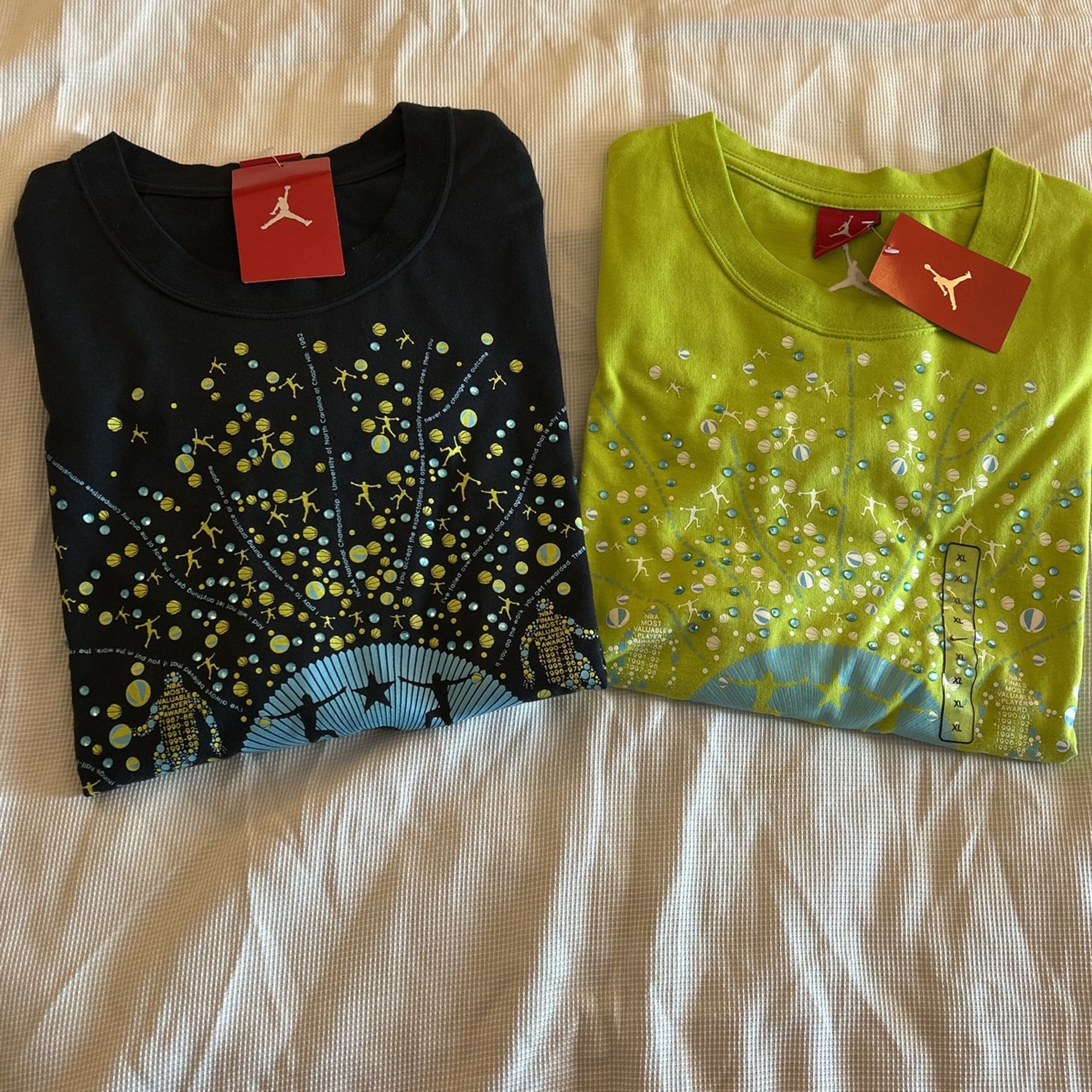 Jordan Jewelry Art NBA Championship Tees -Best Offer UV