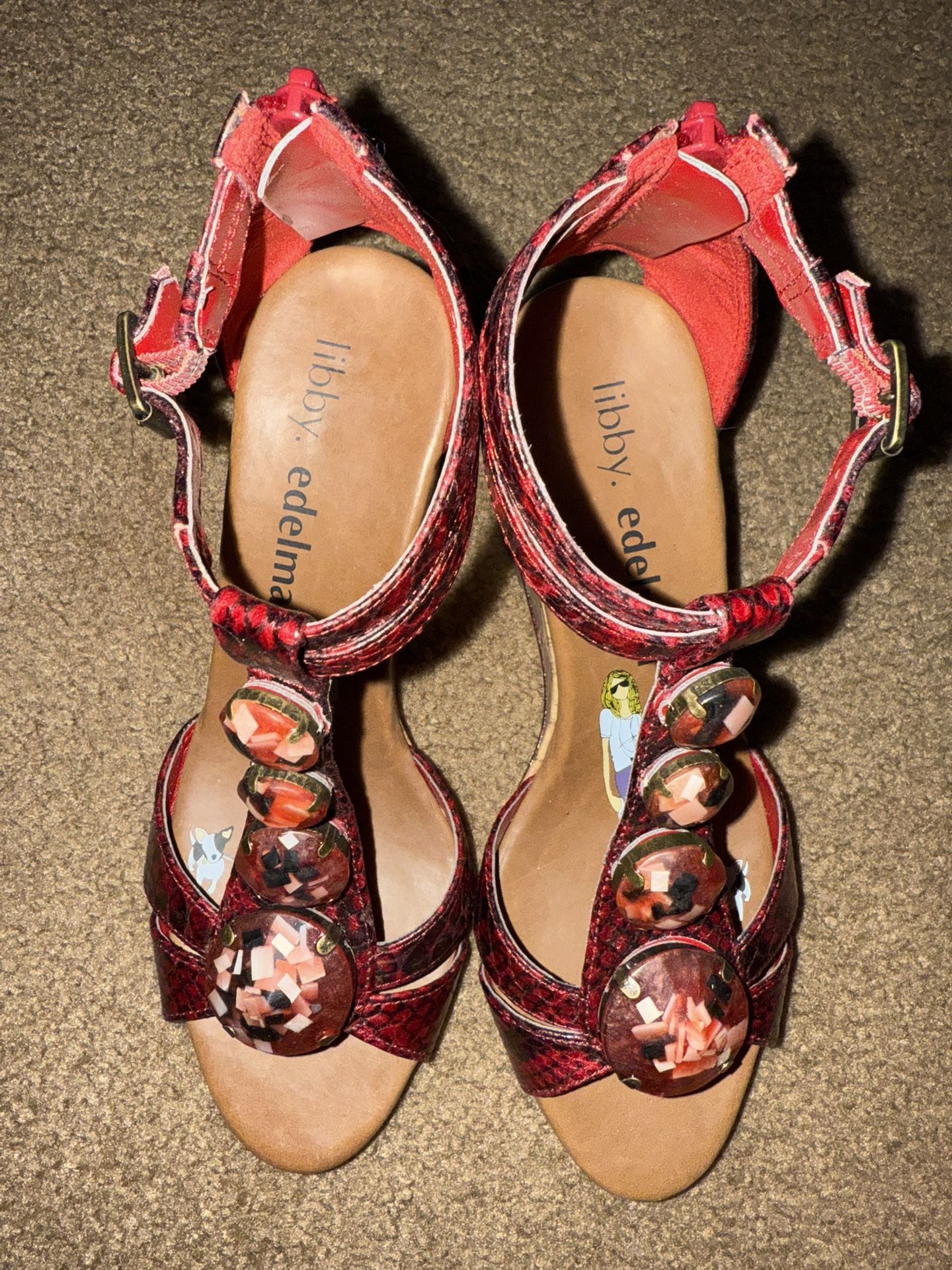Libby. Edelman Red Heels