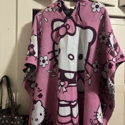Hello Kitty Reversible Poncho 