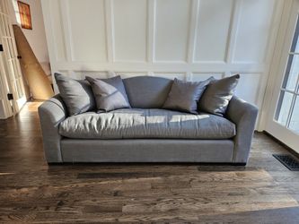 Gray Sofa By Restoration Hardware