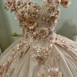 Vestido Blush Pink Para Quinceañera, Size 6 Or Small 