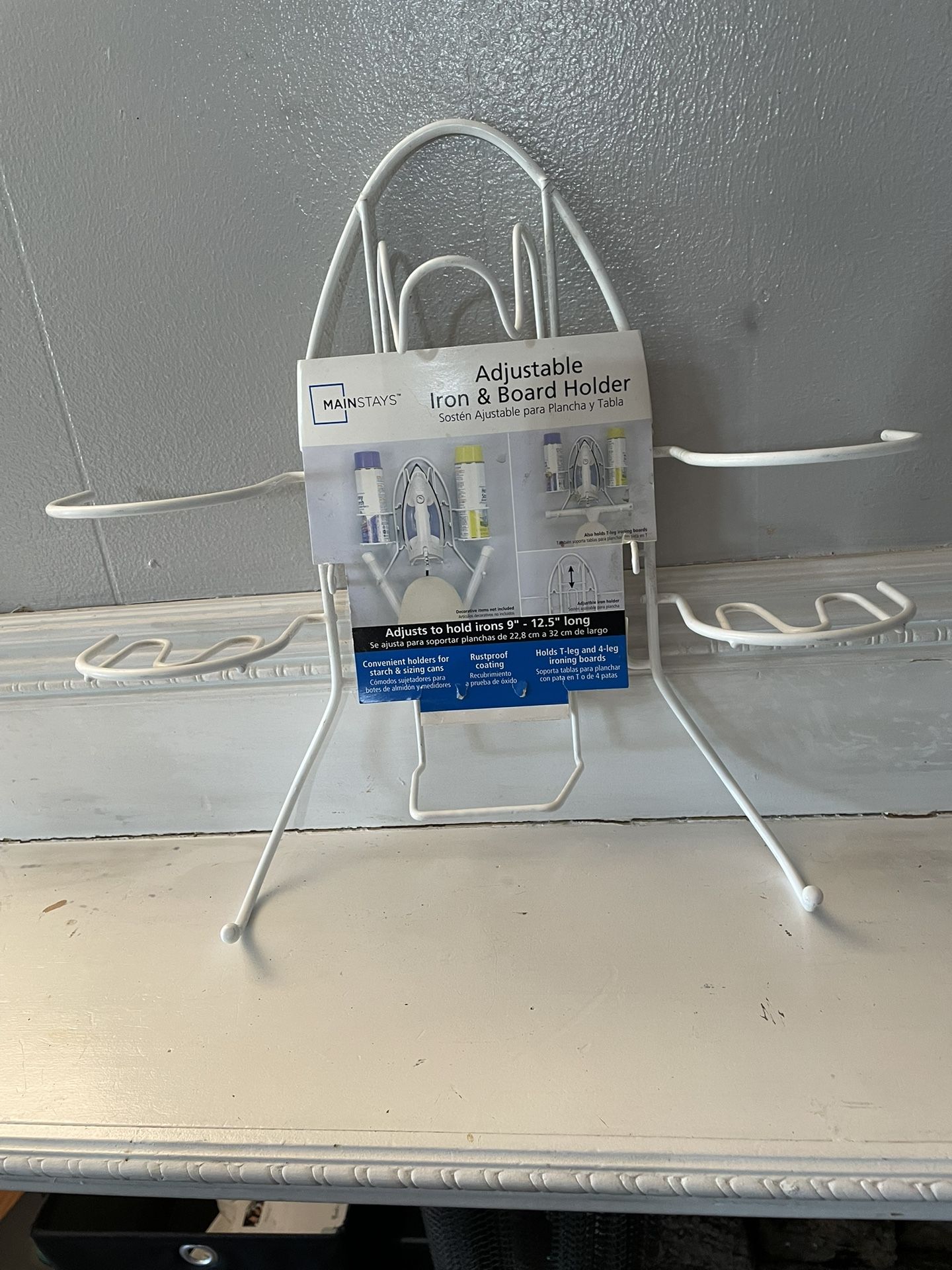 Mainstays,Adjustable Iron and board Holder.