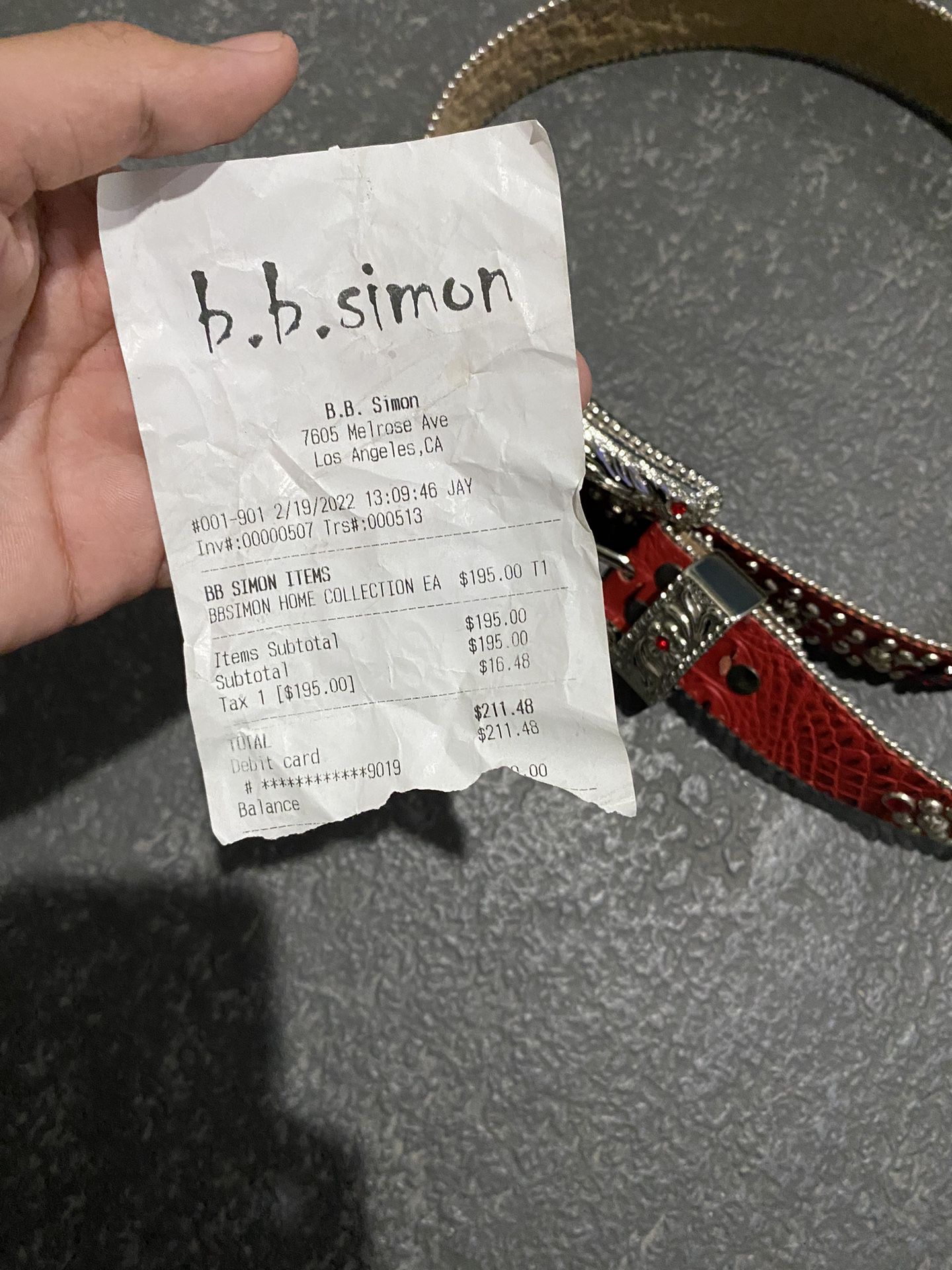 B.B Simon x Supreme Belt for Sale in San Diego, CA - OfferUp