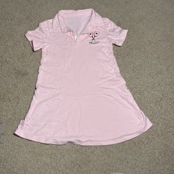 Cute pink sporty dress/shirt for girls and women