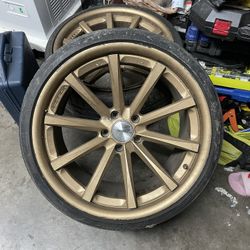Gold Rim Tires