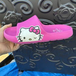 Woman’s Hello Kitty Slides $8