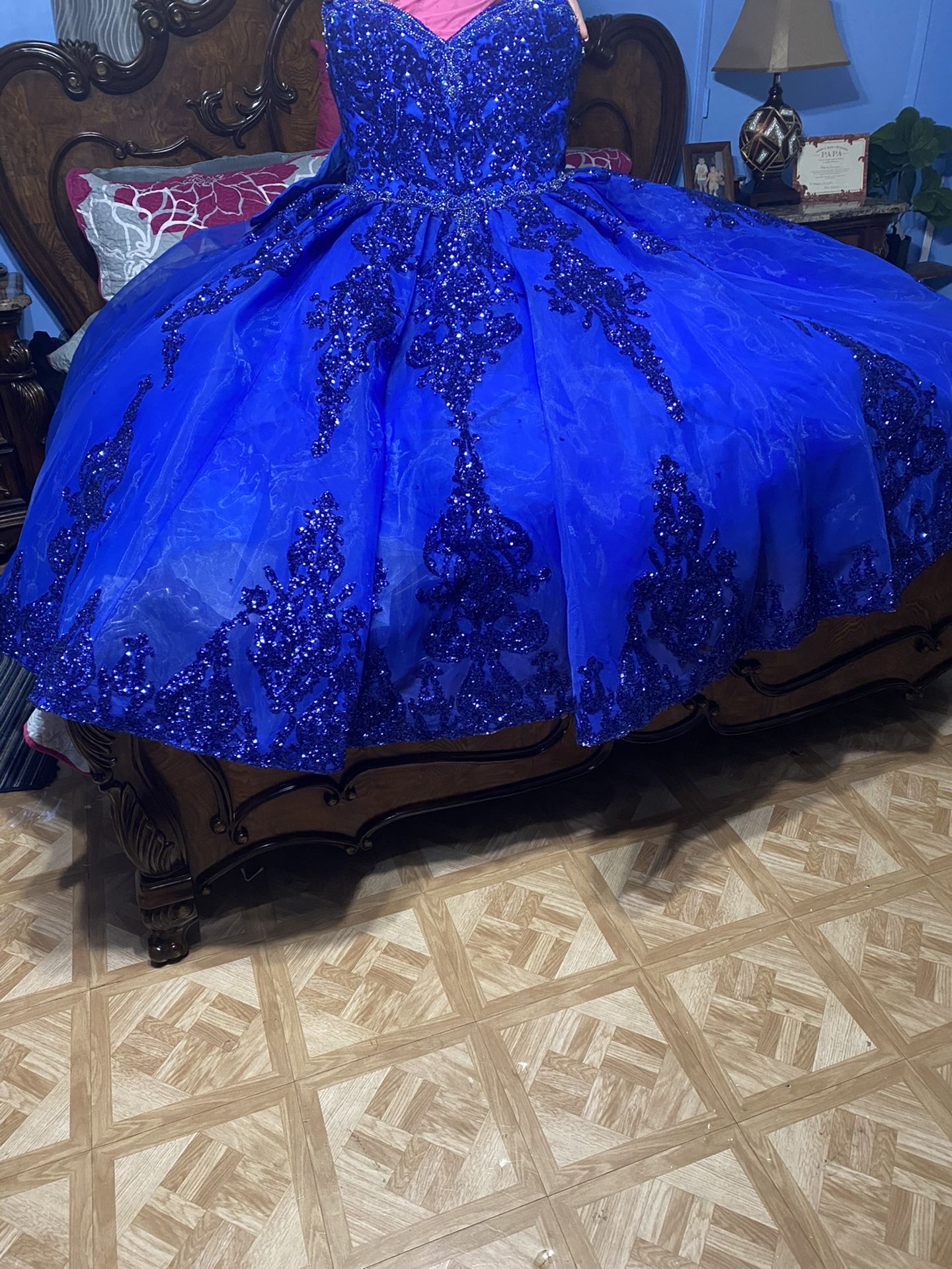 Royal Blue Quinceañera Dress