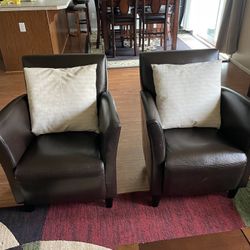 leather chairs