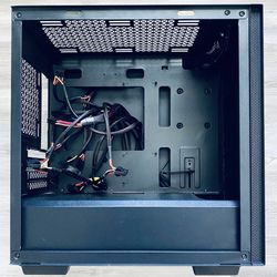 Deep Cool Mid-Tower Glass ATX Case w/ Thermaltake 700W Power Supply 