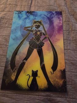 Acrylic Sailor Moon Poster