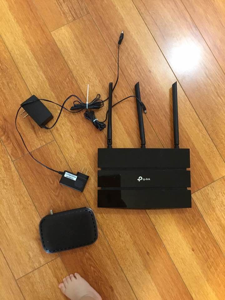 Cable modem and WiFi router