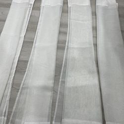 Window 4 White Panels  47”l X54”w