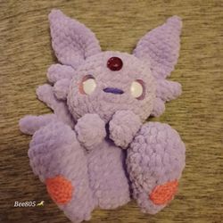 Baby Espeon Crochet Plushie 