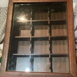  Agresti 12 Unit  Watch Maple Wood Curio Box Original  