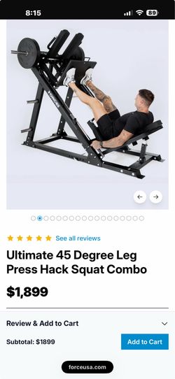 Leg press machine