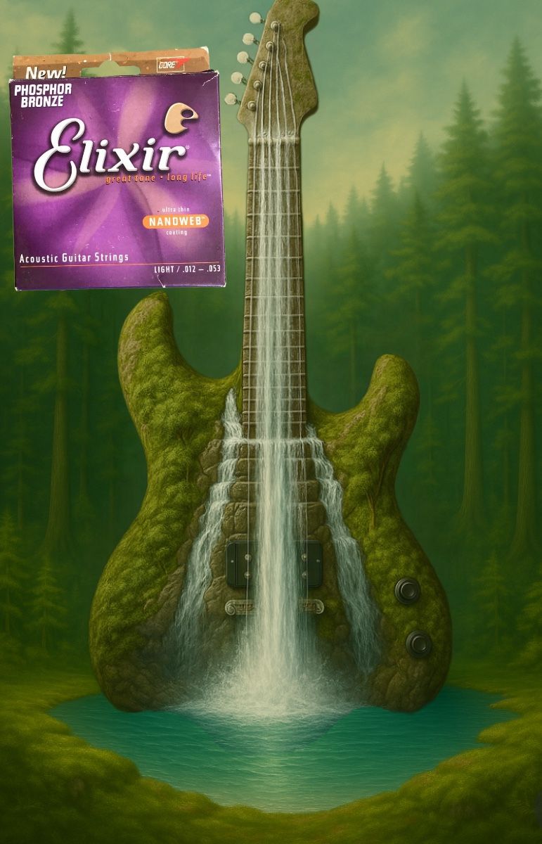 Elixir Phosphor Bronze 5/6 String Set – Light Gauge, Stored, EUC, Value-Priced