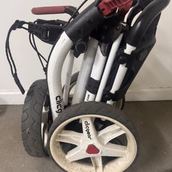 Clicgear Golf Push Cart With Umbrella 
