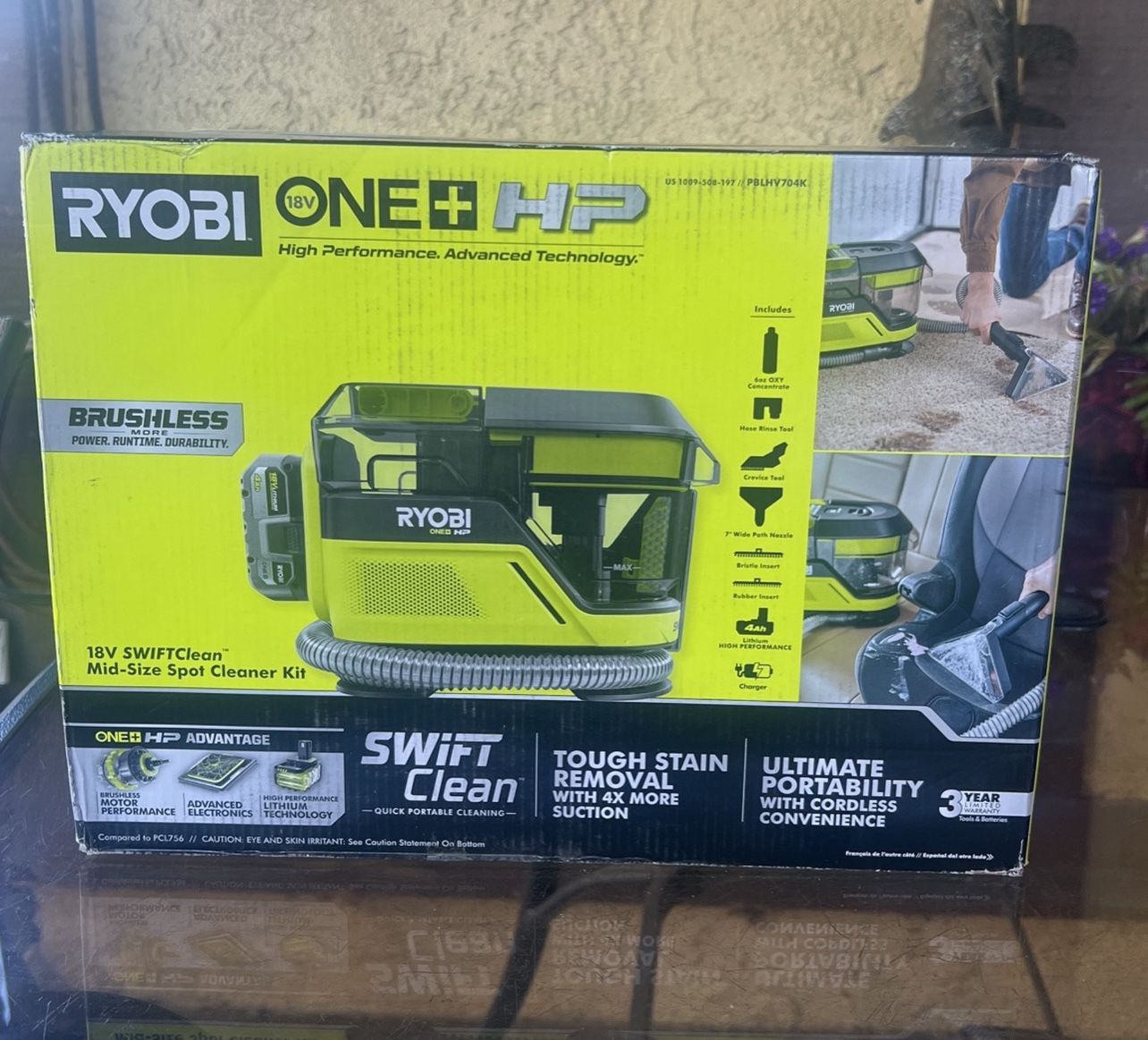 New Ryobi 18V Swift Clean Kit