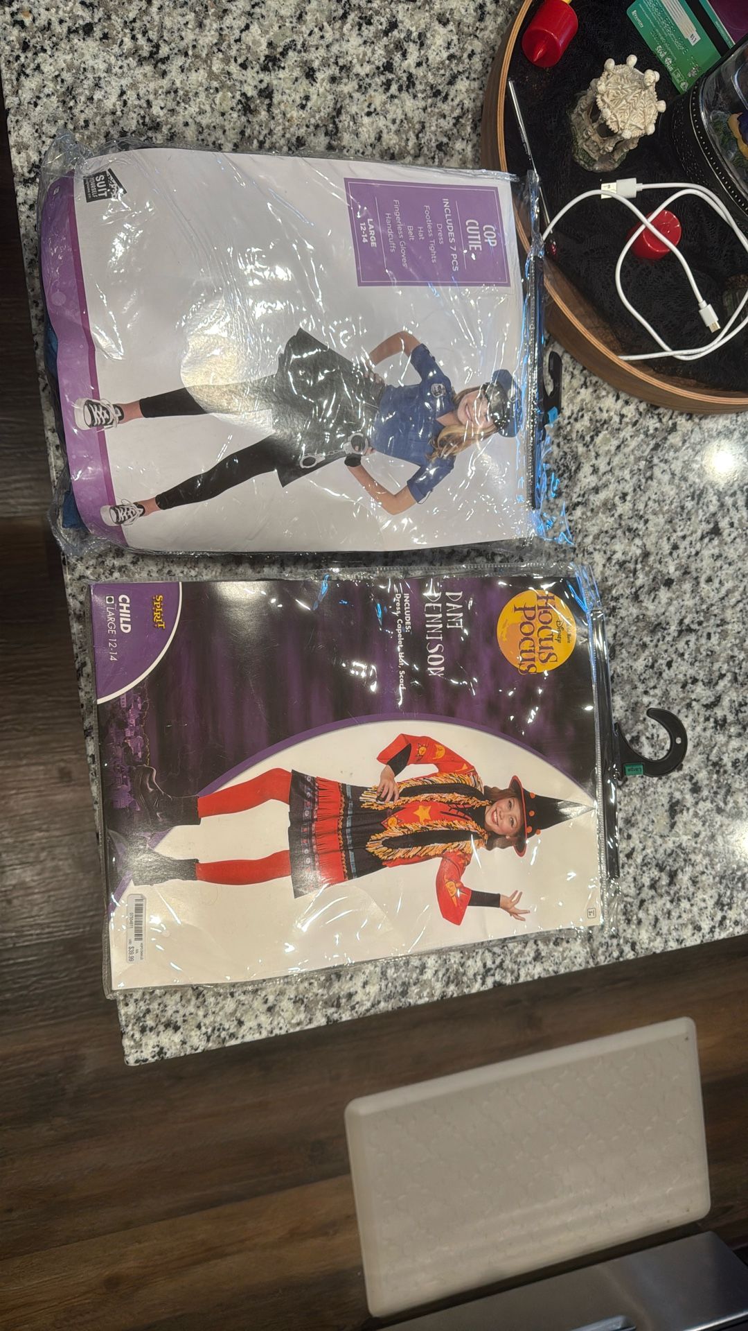 Girl cop And Danny From hocus Pocus Costume