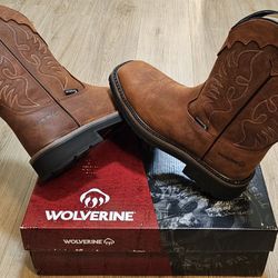 Wolverine Work Boots Size 9 And 9.5 For Men 