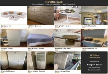 Moving Sale - Check my listings