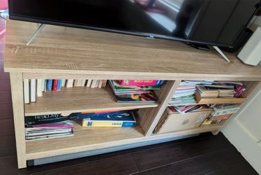 Tv table with many storage