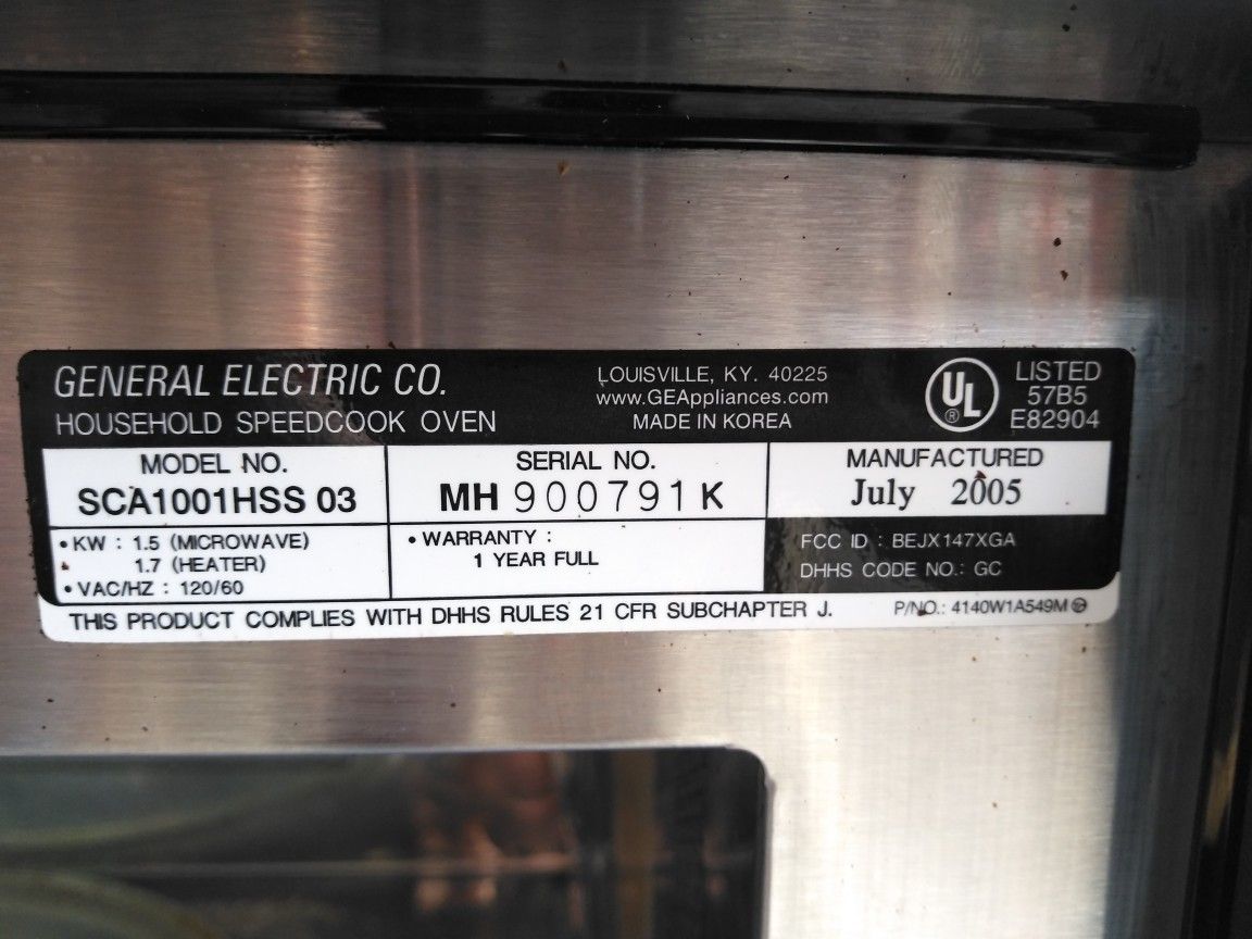 GE Profile Advantium 120 Microwave/Convection Over Range for Sale in