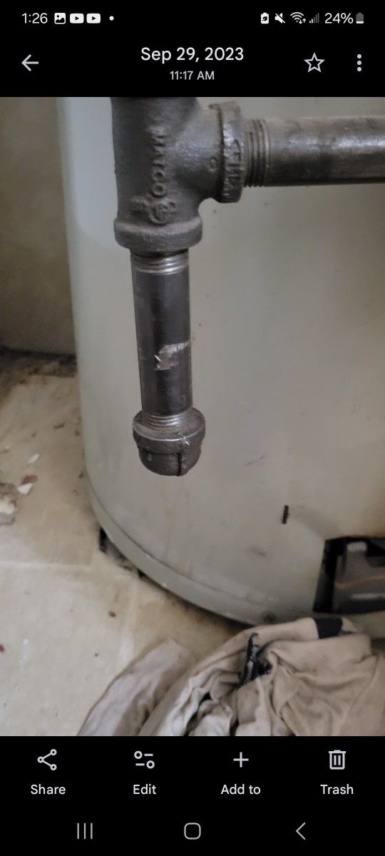 We Install Water Tank Heater