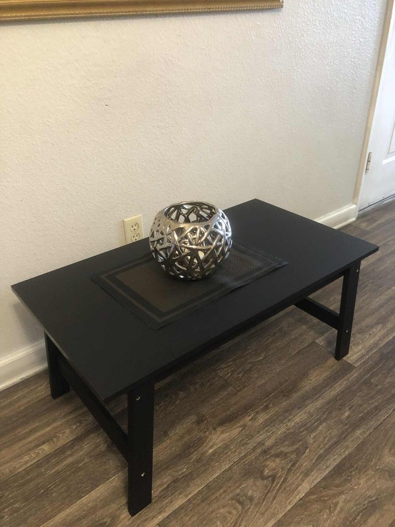 Like New Small Black Coffee Table