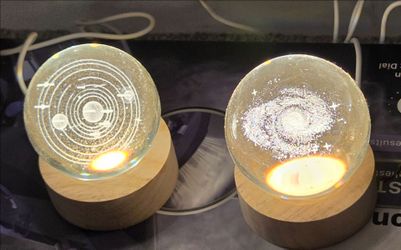 3D Crystal Ball Lamps