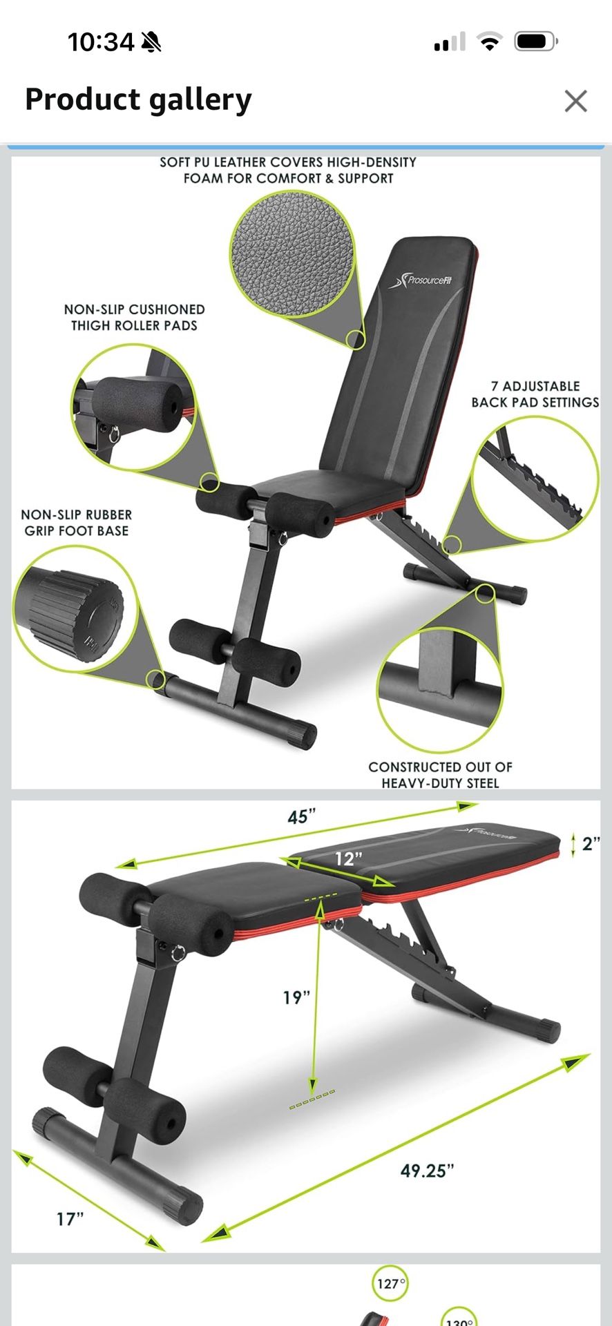 Adjustable Weight Bench