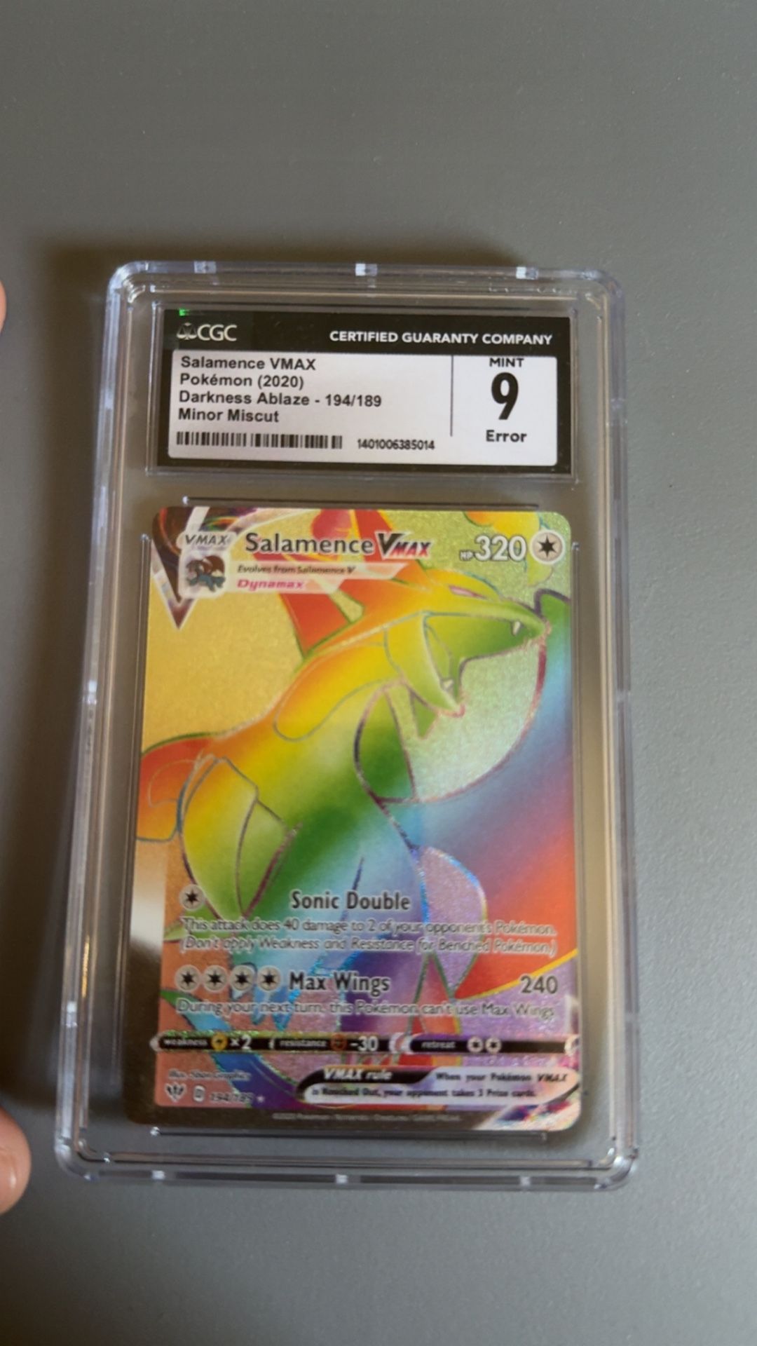 Salamance V Max CGC 9 Error