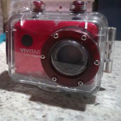 Vivitar Hd  Go Pro Camera With Waterproof Case