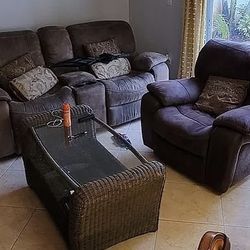 Couch and Recliner Set