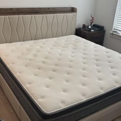 King Size Bed + Mattress