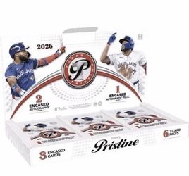 2026 Topps Pristine Baseball Hobby Box Factory Sealed - 4 Available
