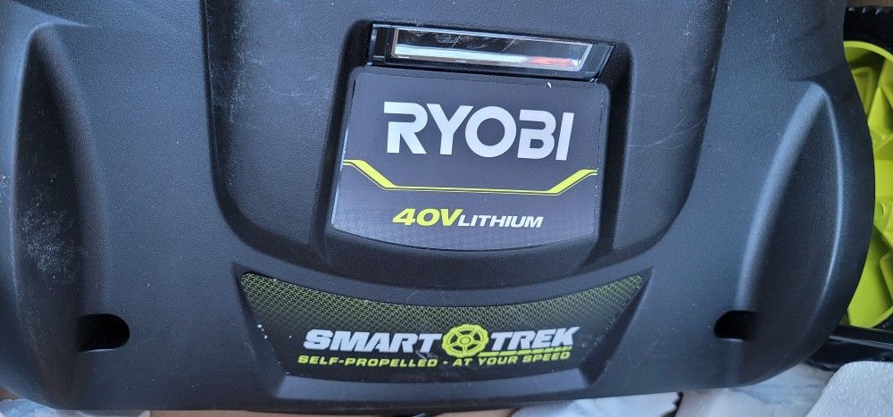 Ryobi 20" 40V Brushless Cordless Smart Trek Self-Propelled Walk Behind Mower